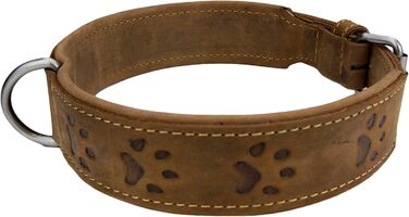 Нашийник для собак Greenburry Vintage з натуральної шкіри, 55 см, розмір M