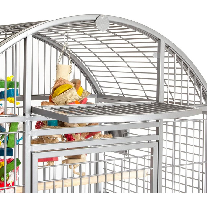 Клітка для папуг Montana Castell Nova Dome Platinum 120x95x196 см