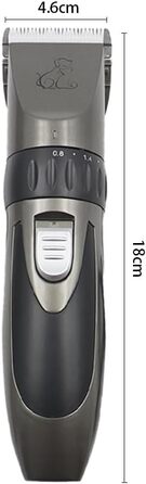 Професійна машинка для стрижки тварин Tierhaar: безшумна, акумуляторна, для котів, собак, коней, комплект