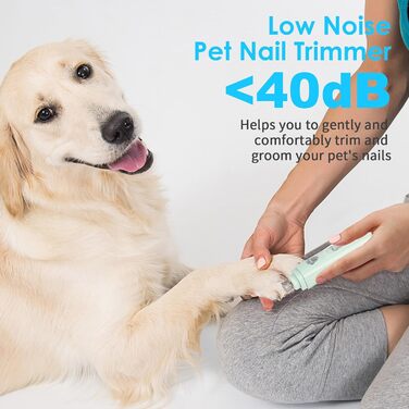 Шліфувальник кігтів для собак Czemo Profi Krallenschleifer, портативний, тихий, для собак та котів, 2 швидкості, догляд за кігтями, середні та малі породи