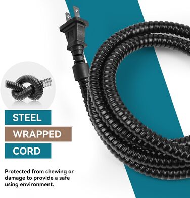 Автоматичний годівниця з підігрівом для тварин, 2L: розумна температура та контроль рівня води. Підходить для собак, котів, кроликів, курей.