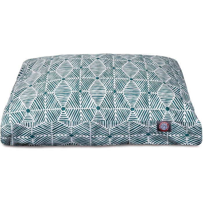 Ліжко для домашніх тварин Majestic Pet Charlie Salmon, велике, прямокутне, 127 x 107 x 13 см, лососево-рожевий