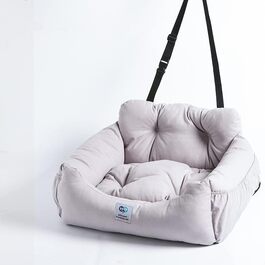 Підвищення для собак в авто Aidou, автокрісло для собак, котів, лежанка для тварин в авто та вдома (Сірий)