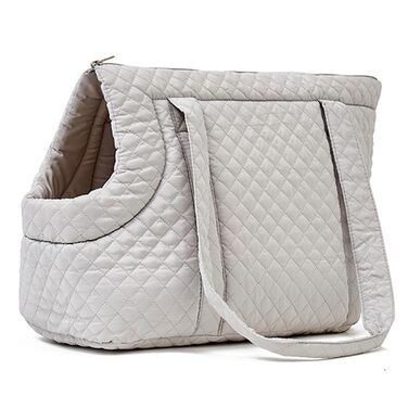 Сумка-переноска для собак маленьких порід: бавовняна сумка-переноска, легка зимова переноска для котів та собак, сірого кольору