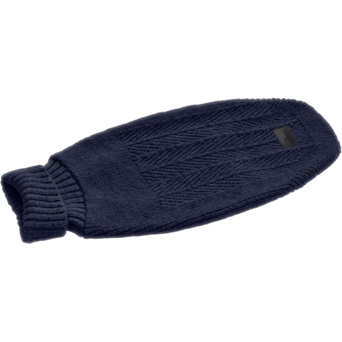 Hunter Hundepullover GENF, темно-синій, розмір 45: теплий, м'який, з перекидним коміром