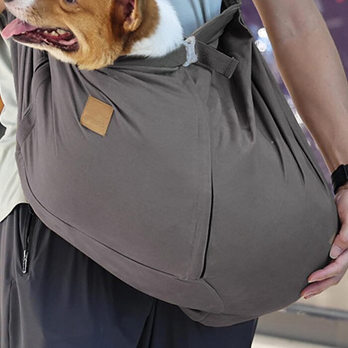 Сумка-переноска для собак та котів, рюкзак-переноска для подорожей, прогулянок та кемпінгу (сірий)