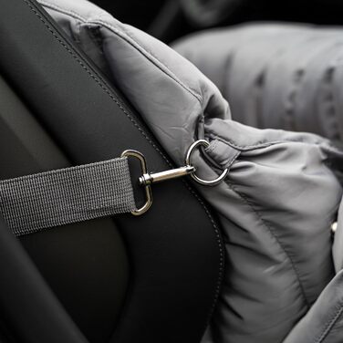 Сучасна переноска для собак Flying Dog Baily 3-в-1: сумка, автокрісло та переноска для маленьких собак до 10 кг (сіра)