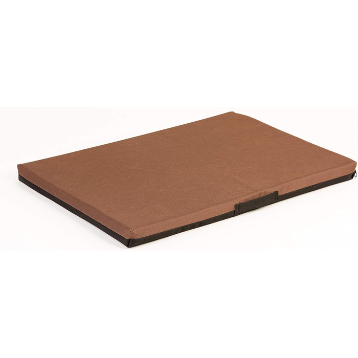 Матрац для собак COO PET, 68x50 см, товщина 3 см, матеріал - піна, Oxford 600D, водонепроникний, колір - сірий з літерами