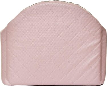 Автоматичний автокрісло для собак 2в1 | Універсальний автокрісло для собак та котів на заднє та переднє сидіння | Крісло-ліжко для собак та котів | Штучна шкіра, плюш | 48 x 48 см (Рожевий)