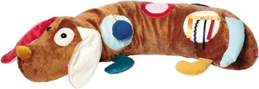 SIGIKID Активне подушечкове ліжечко для іграшок для малюків Песик, іграшка для дівчаток та хлопчиків, рекомендується від 3 місяців, коричневий, 1 шт.