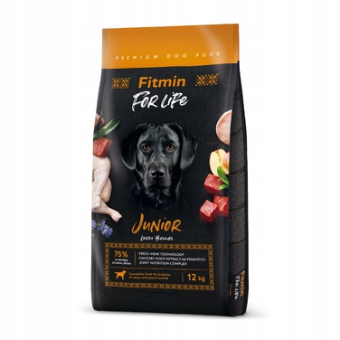 Сухий корм для цуценят Fitmin Dog for Life Junior, 12 кг
