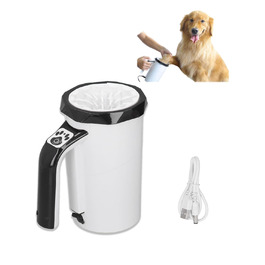 Автоматичний мийка лап для собак, портативне аксесуар для чищення, розділена, ручна, перезаряджувана, потужна мийка лап для собак середніх та великих порід