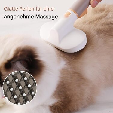 Щітка для собак під час линьки - гребінець з 3 насадками, для котів та собак, для догляду за шерстю вдома, в офісі та квартирі