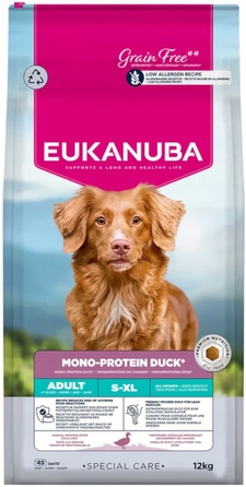 Сухий корм Eukanuba Mono-protein з качкою, 12 кг