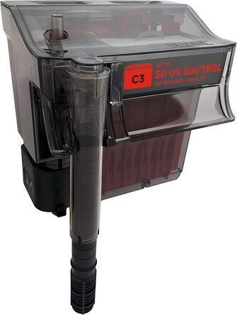 Зовнішній акваріумний фільтр Fluval C3 Clip-On, 5-ступеневий, для акваріумів 75-190 л
