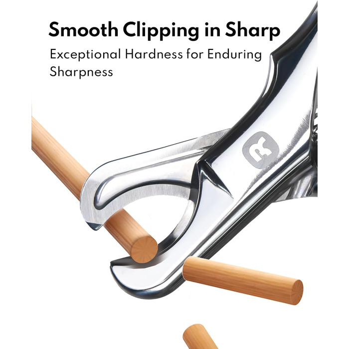 Ножиці для обрізання кігтів собак Homerunpet з мартенситної сталі, професійні ножиці для собак з гострим лезом, неслизькі ручки, ножиці для кігтів собак великих порід, прості у використанні для догляду вдома