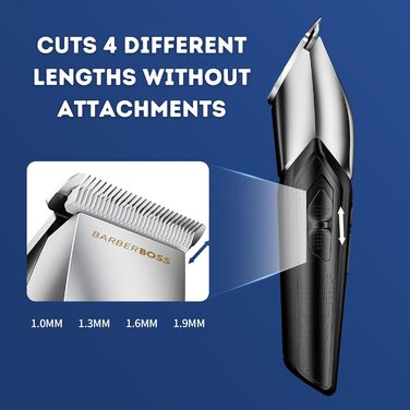 Набір для грумінгу собак та котів BarberBoss All-in-One: професійні машинки для стрижки, триммер для товстого хутра