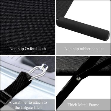 Складні сходи для собак Hacaroa - 5 сходинок, для великих собак, до 50 кг, з ручкою, антиковзаюча поверхня