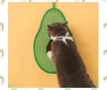 Килимок для котів Joyhaze з сизалю, для шліфування кігтів, на стіну або підлогу, захист від подряпин