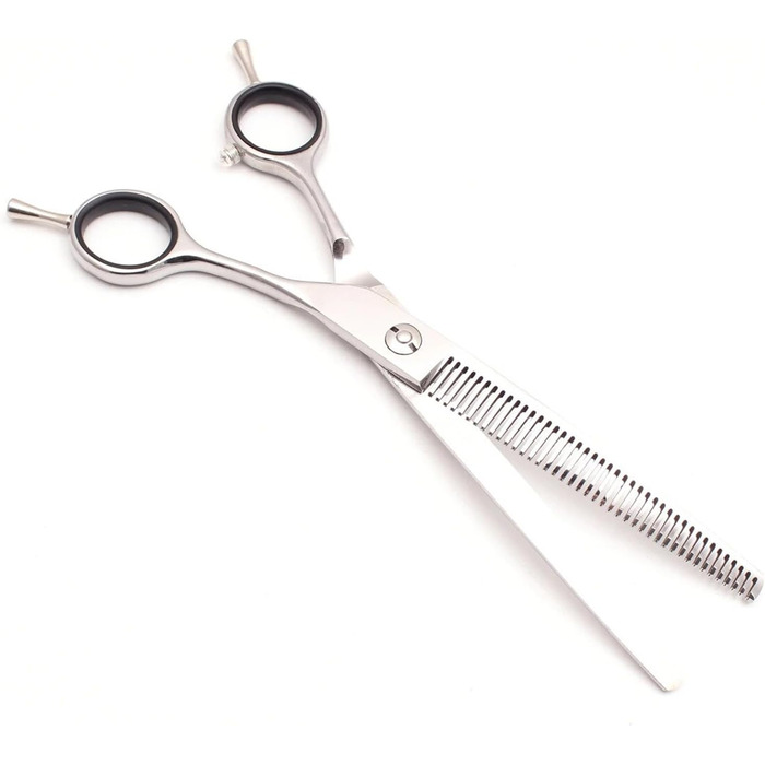 Ножиці для грумінгу собак та котів 7.0 дюймів, професійні ножиці для догляду за шерстю, ергономічна ручка (275-Chunker)