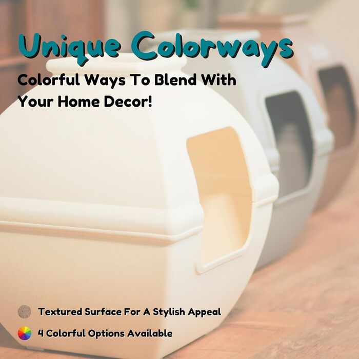 Квіткова кімната для кота Courtyard від Good Pet Stuff: закритий лоток з фільтром, легкий у догляді, біла береза