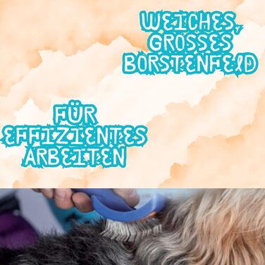 Професійна щітка для грумінгу EHASO з довгим ворсом