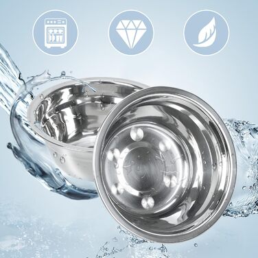 Підвищені годівниці для котів Optyuwah - набір 3 шт. з регулюванням висоти, з нержавіючої сталі, для води та корму, підходять для котів та маленьких собак, жовті