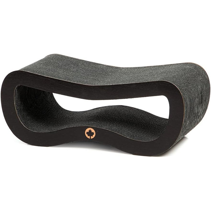 Котячий будиночок Kratzbrett Orbit Petite - когтеточка для котів, лежанка, чорний