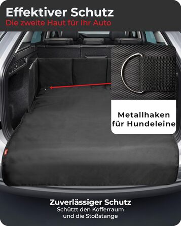 Захист для багажника автомобіля Achilles з боковинами та захистом краю, захисна ванна для багажника, килимок для багажника для собак, універсальний