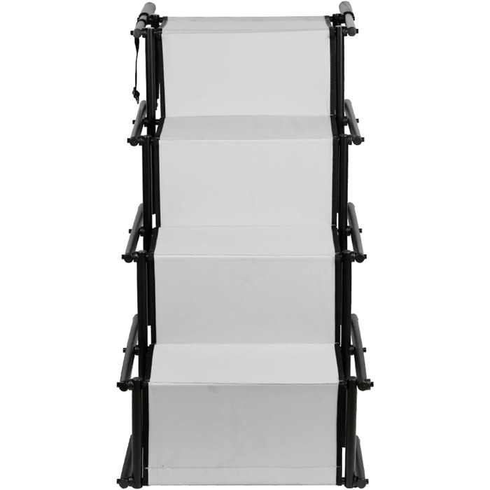 Рампа для собак Homewell - складана, до 70 кг, регульована, сіра