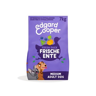 Сухий корм для собак Edgard & Cooper з качкою, беззерновий, з натуральними інгредієнтами та свіжим м'ясом, 7 кг