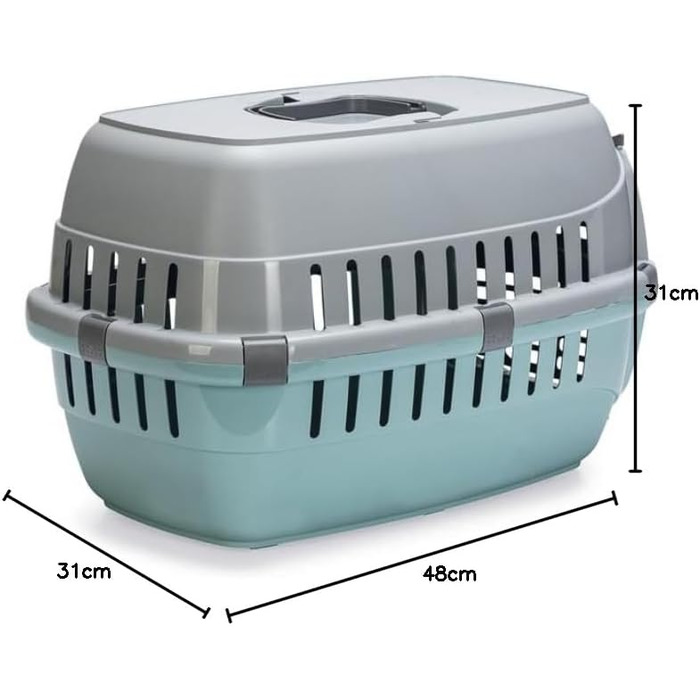 Транспортний бокс Karlie Eco Aquamarin (Tourist 1) - 48 x 31 x 31 см