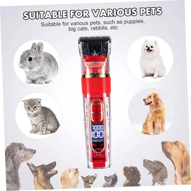 Триммер для собак та котів BESPORTBLE: бездротовий, тихий, з LED-дисплеєм та аксесуарами