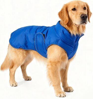 Зимова куртка для собак Mante, тепла пуховка для собак та котів, міцний в'язаний пуховик з м'якого матеріалу для комфорту та тепла (М'ятно-зелений, ), М'ятно-зелений (L, Синій)