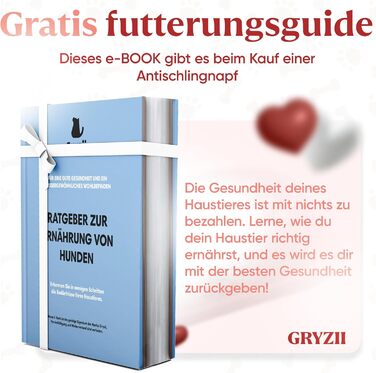 Миска для собак великих порід, повільне годування, антигликальна миска, для здоров'я травлення, проти блювоти, нековзна підставка, рожева, для великих та XXL собак