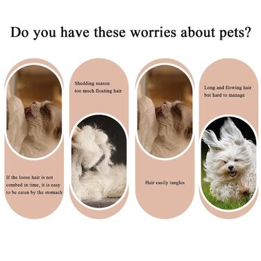 Професійна щітка для котів від випадання шерсті, гребінець для видалення ковтунів, аксесуари для догляду за довгошерстими котами, цуценятами та кошенятами, щоденний догляд за шерстю, для використання на вулиці, рекомендовано ветеринарами, білий (жовтий) к