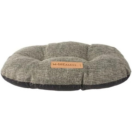 М'який лежак для собак M-Pets Oleron, овальний, розмір M, колір антрацит