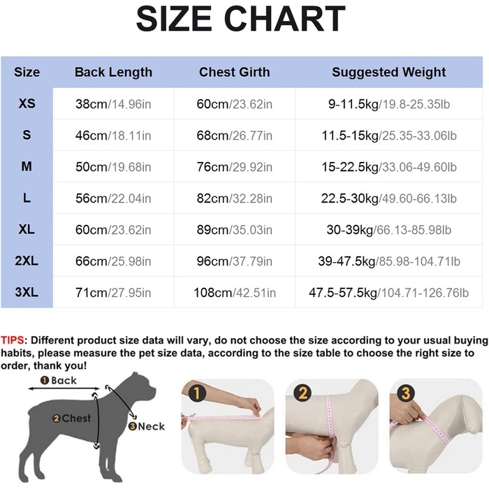 Зимовий теплий костюм для собак, піжама-комбінезон, теплий одяг для великих та середніх собак, м'який, для холодної погоди, блакитний (3XL, помаранчевий/червоний)