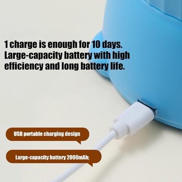 Автоматичний мийка для лап собак та котів, USB, блакитна