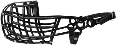 Маукорб для гончих собак Don Pare 107 (чорний) для Лурчерів, Слоугі, Салукі - регульований, для тренувань та перегонів