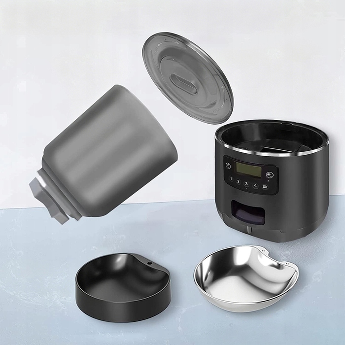 Автоматичний годувальник для котів та собак, дозатор корму 4л