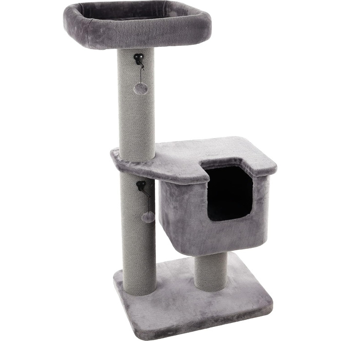 Дряпка для котів Flamingo – Колір: фіолетовий, сірий – 78 x 49,5 x 121 см