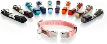 Льогкий поводок для собак Hasung VARIO BASIC AU-STRONG (XL, petrol) з алюмінієвим затискачем