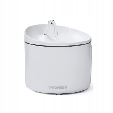 Автоматичний фонтан-поїлка для котів та собак DOGNESS, 1 л, безшумна, з LED-підсвіткою та фільтром