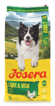 Сухий корм для собак Josera Adult Light & Vital з птицею, 12,5 кг