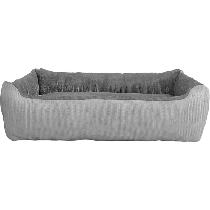Італійська постільна білизна для собак та котів Hundehütte Love, сіра, 84 x 66 x 19 см, для всіх сезонів