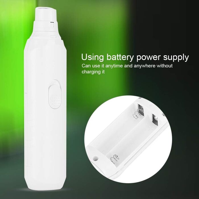 Електричний точилка для кігтів Yctze для собак та котів – тиха, безпечна, біла