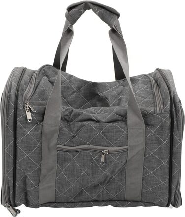 Транспортна переноска для тварин: собак, котів, цуценят (складні, дихаючі, сірі)