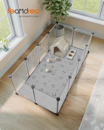 Водонепроникний килимок для собак Feandrea (2 шт.), 122 x 61 см, сірий - для кроликів, хом'яків, морських свинок