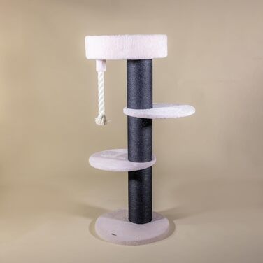 Дряпак для котів RHRQuality – Maine Coon, 150 см, товстий сизаль, рожевий